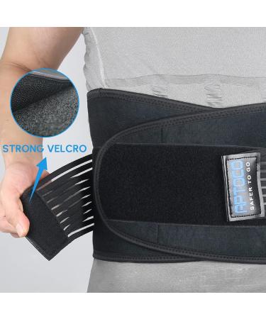 Aptoco Back Brace for Lower Back Pain Relief | Invisible Lumbar Support Belt | Breathable Posture Corrector with 4 Stays | Medium (Waist 35-40.5) - International Shipping Available - Buy Online on GoSupps.com
