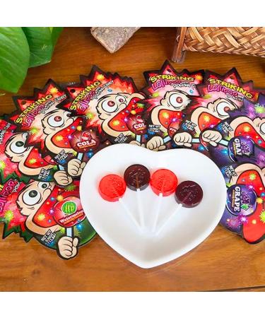 Striking Lollipop with Popping Candy Cola Flavour 13.8g (Pack of 6) - Buy Online on GoSupps.com