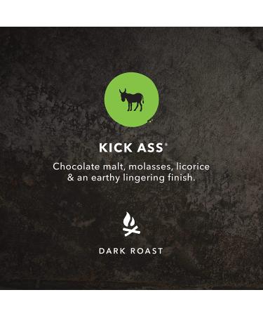 Kicking Horse Coffee Kick Ass Dark Roast - Organic, Fairtrade, Kosher, 10 Oz Ground - Buy Online on GoSupps.com