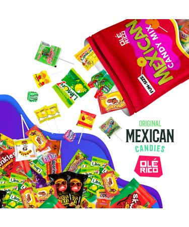 90 Count Mexican Candy Assortment - Ole Rico | Authentic & Delicious Treats - Buy Online on GoSupps.com