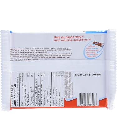 Kinder Chocolate Single Bars 6-Pack. Individually Wrapped Milk Chocolate Bars (126g) & Bueno Chocolate and Hazelnut Cream Candy Bar 3 Packs 2 Individually Wrapped Bars Per Pack (129g) - Buy Online on GoSupps.com
