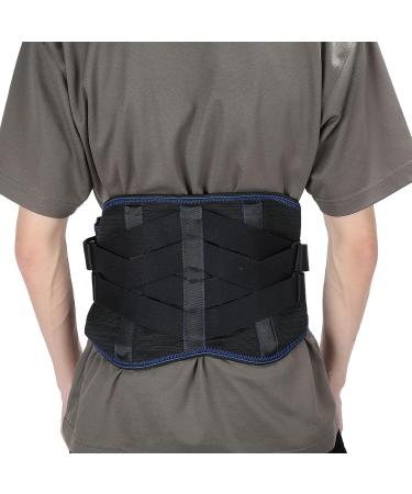 Lower Back Brace | Lumbar Support Belt for Pain Relief | Adjustable & Breathable with Steel Plate for Men & Women - Buy Online on GoSupps.com