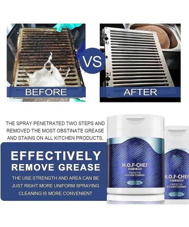 All Purpose kitchen Cleaning Powder M.O.F-Chef Kitchen Protective Cleaner Heavy Duty Degreasing Bubble Powder Foam Cleaner Rust Remover (Color : 1PCS) - Buy Online on GoSupps.com