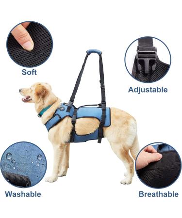 COODEO Adjustable Dog Lifting Harness - Breathable Support & Recreation Loops for XXL Pets - Ideal for Rehabilitation & Disabled Dogs - Buy Online on GoSupps.com