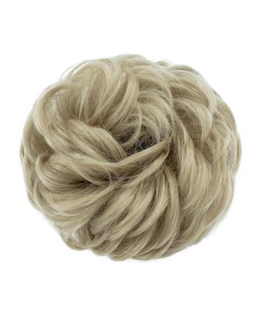 Buy Tess Hair Part with Rubber Band 55g - Medium Blonde Synthetic Hair Extension for Women & Girls | Large Bun Hair Tie - Buy Online on GoSupps.com