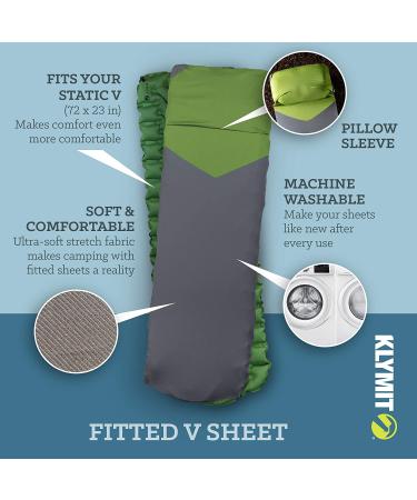 Klymit V Sheet for Static V Sleeping Pad - Regular Size (23x72 In) | New Arrival - Buy Online on GoSupps.com