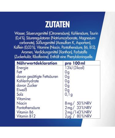 Red Bull Sugarfree Energy Drink - Low Calorie Disposable (24 x 355ml) | Buy Internationally - Buy Online on GoSupps.com