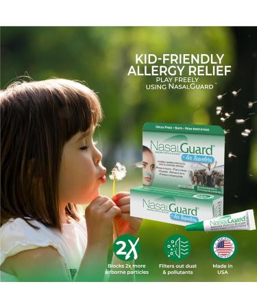 Allergy Relief Nasal Gel for Kids - Drug-Free Allergen Blocker for Dust Pet Hair & Dander - Non-Irritating & Moisturizing - Made in the USA (Cool Menthol 3g Pack of 6 - Buy Online on GoSupps.com