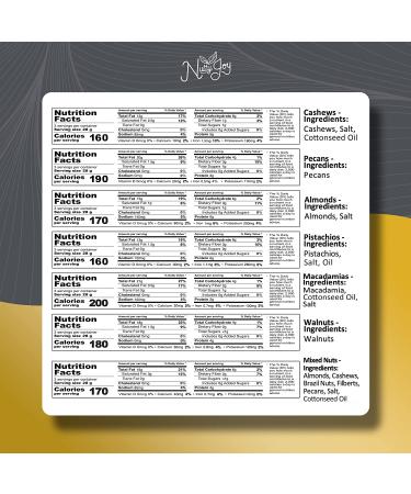 Assorted Nut Tray - Gourmet Nuts for Gift Baskets | Christmas, Birthday, Get Well Soon, Anniversary Gift | Holiday Snack Mix Food Box for Sympathy Gift Basket - Buy Online on GoSupps.com