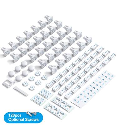 32 Magnetic Cabinet Locks & 6 Keys - Baby Safety Locks with 3M Glue - Easy Installation in 1 Minute - Buy Online on GoSupps.com