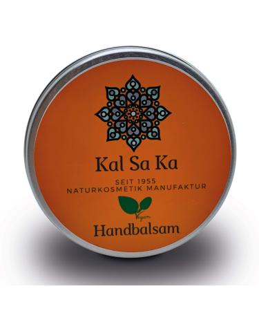 Kalsaka Handbalsam hand cream for very dry hands - 80ml organic hand cream from argan oil jojoba oil aloe vera & almond oil for cracked hands - natural cosmetics