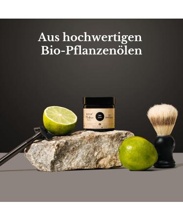 Meißner Tremonia Beard Balm Dark Limes - 60g Vegan Organic No Artificial Additives - Premium Beard Care with 6 Plant Oils - Buy Online on GoSupps.com