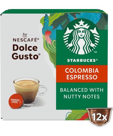  STARBUCKS STARBUCKS Single-Origin Colombia by Nescaf Dolce Gusto Amber Roast Coffee Capsules 6 x 12 (72 Capsules) - Buy Online on GoSupps.com