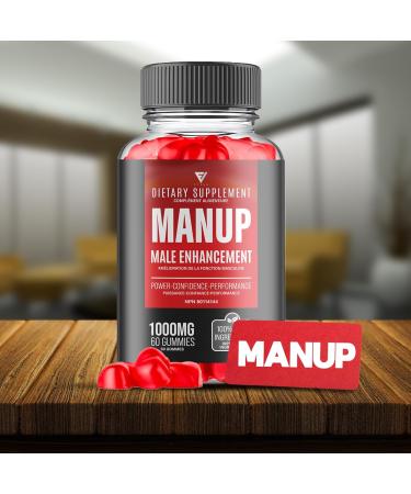 (3 Pack) ManUp Gummies ManUp Advanced Strength and Overall Healthy Lifestyle Support Supplement Gummy ManUp Maximum Performance and Confidence Supplement Formula Reviews (180 Gummies) - Buy Online on GoSupps.com