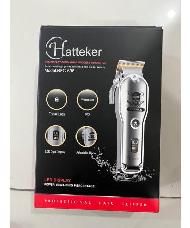 Hatteker Hair Cutting Kit Pro - Professional Barber Clippers for Men - Cordless Beard Trimmer - IPX7 Waterproof - Buy Online on GoSupps.com