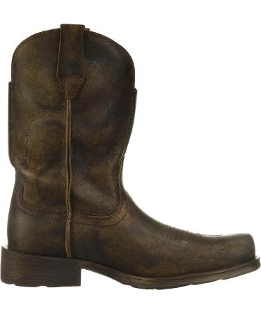 ARIAT Men's Rambler Western Boot 10.5 Antiqued Grey - Premium Quality Western Boots - Buy Online on GoSupps.com