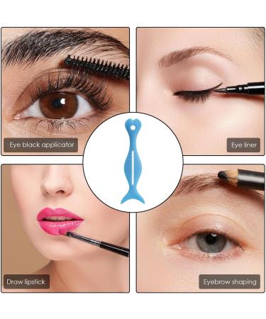 Eyeliner Stencils | Silicone Eyeliner Tool for Eyes Wing Portable Soft Makeup Stencil for Girls Women Teens Adults Ladies Shakven Blue - Buy Online on GoSupps.com