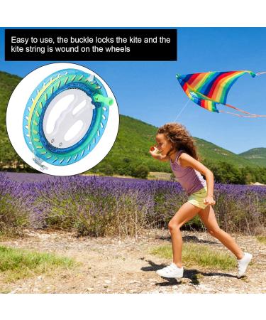 Keenso Drachenschnur Coil Kit - 200m Kite Roller Winder with ABS Plastic Dragon Line for Ultimate Kite Flying Experience - Buy Online on GoSupps.com