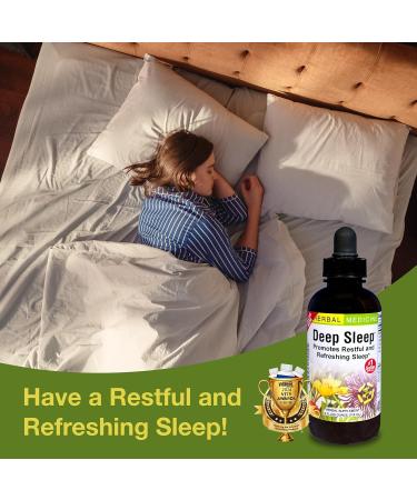 Herbs Etc. Deep Sleep Classic Liquid Extract - Herbal Supplement for Natural & Gentle Sleep Support - Restful Sleep Supplement with Passionflower Chamomile & Lemon Balm - 4 fl oz (157 Servings) 4 Fl Oz (Pack of 1) - Buy Online on GoSupps.com