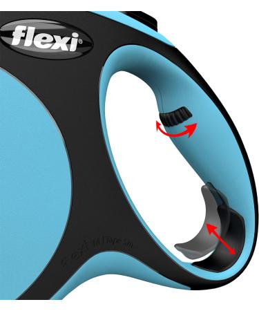 Flexi New Comfort Retractable Rope Leash Blue M 5m - Durable & Stylish Dog Leash for Ultimate Control | International Shipping - Buy Online on GoSupps.com