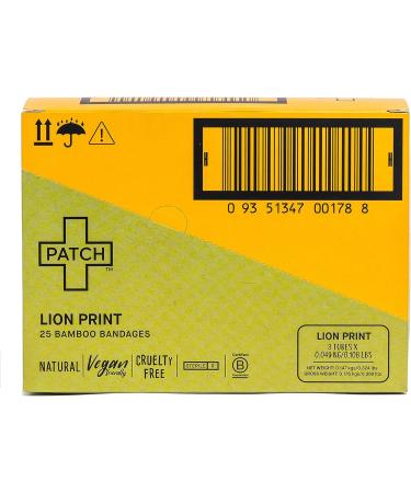Patch Kids Bamboo Adhesive Bandages - Lion Design - 25 Count - Buy Online on GoSupps.com