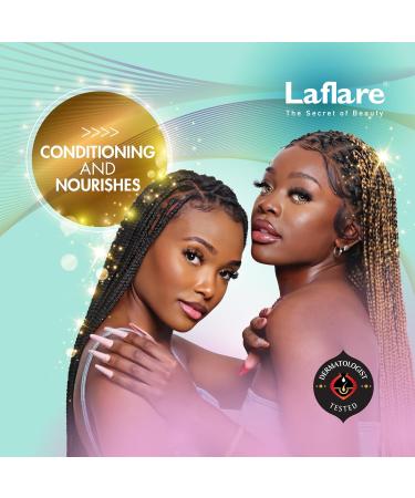 Shop Laflare Travel Size Mousse Foam - Hair Styling Shine & Volume for Braid & Locs (Musk) | International Shipping Available - Buy Online on GoSupps.com