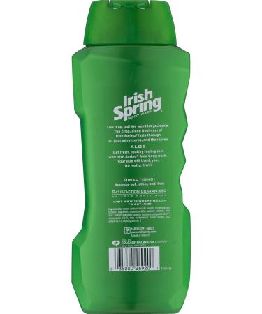 Irish Spring Aloe Body Wash 18 fl oz - Pack of 3 - Buy Online on GoSupps.com