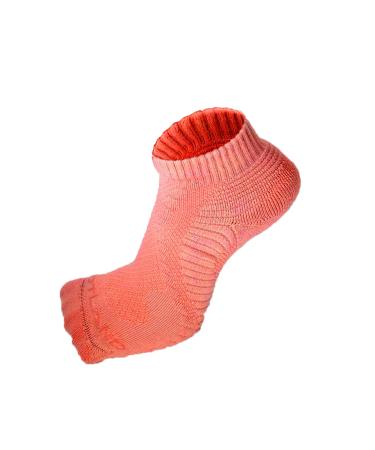 FOOTLAND Ae Cross Training Ankle Support Socks Ideal for Heavy Training Running Athletic Sports - Pink - Small