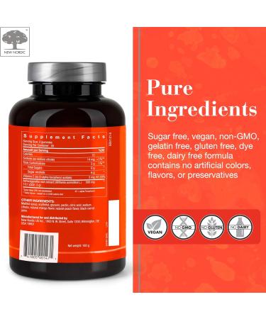 NEW NORDIC Ashwagandha Gummies 300 mg Ashwagandha Root Extract Sugar Free Adaptogens for Men and Women Delicious Mango Peach 60 Gummies 60 Count (Pack of 1) - Buy Online on GoSupps.com