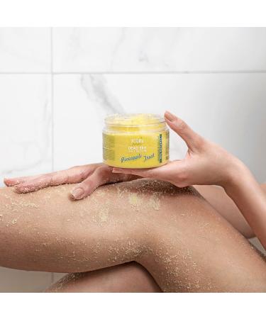 Victoria Beauty Totes Sea Body Peeling - Dead Sea Exfoliating Salt Scrub for Face & Body | Natural Pineapple & Coconut Scent (400g) - International Shipping Available - Buy Online on GoSupps.com