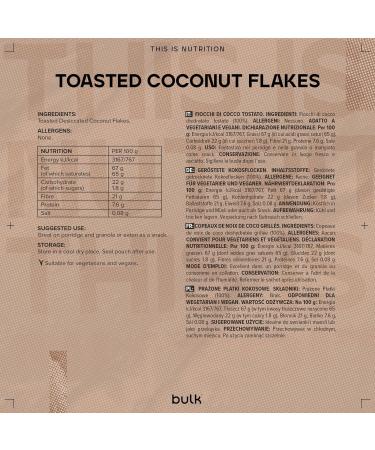 Toasted Coconut Flakes 300g - Premium Quality Bulk Pack - Buy Online on GoSupps.com