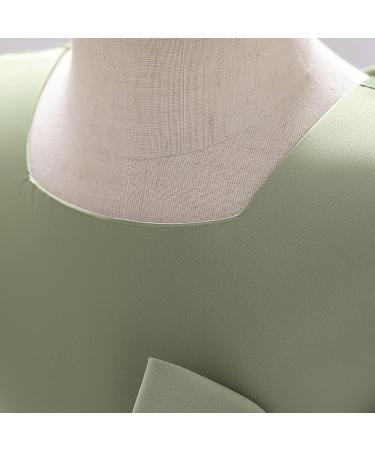 Bowknot Tutu Toddler Bridesmaid Flower Girl Dress Princess | Green 12-18 Months - Buy Online on GoSupps.com