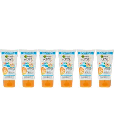  Garnier Garnier Ambre Solaire Pack of 6 extra waterproof children's sunscreens SPF 50+ 50ml - Buy Online on GoSupps.com