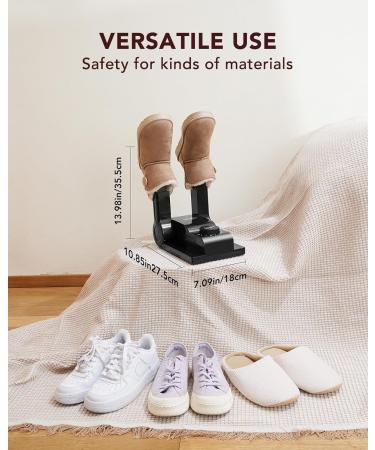 Sangcon Boot Dryer for Work Boots - Adjustable Drying Rack with Smart Timer - Keep Your Boots Dry and Comfortable - Black - Buy Online on GoSupps.com