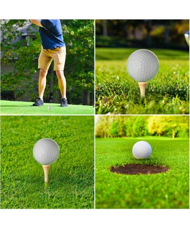Professional Bamboo Golf Tees Wood Pack of 50 | 3-1/4 Long & 2-1/8 Short Biodegradable Tees | Reduce Friction & Side Spin | Driver Golf Accessories - Buy Online on GoSupps.com