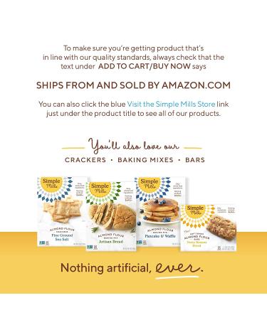 Simple Mills Double Chocolate Almond Flour Cookies - 5.5 oz - Pack of 6 | Gluten-Free & Delicious - Buy Online on GoSupps.com