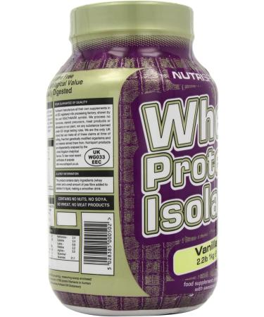 Whey Protein Isolate 1kg Tub - Premium Vanilla Flavor | High Protein Low Carb International Shipping - Buy Online on GoSupps.com