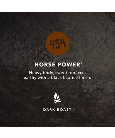 Kicking Horse Coffee - 454 Horse Power Dark Roast Whole Bean 100% Arabica Coffee | Dark Roast | All Organic & Fairtrade | 850 g Pack of 6 - Buy Online on GoSupps.com