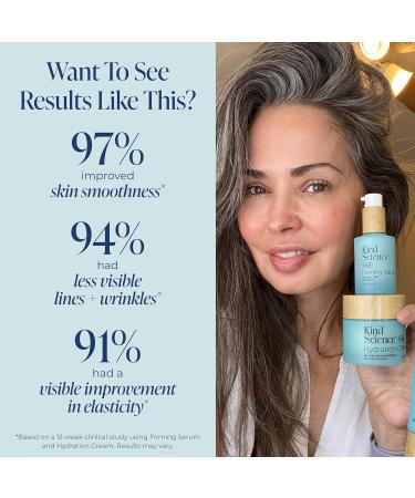 Kind Science 5-Piece Deluxe Anti Aging Skin Care Set for Day + Night Hydration Anti Aging Treatment Cleansing & Exfoliation - For Dry and Sensitive Skin - Fragrance Free Cruelty Free - Buy Online on GoSupps.com