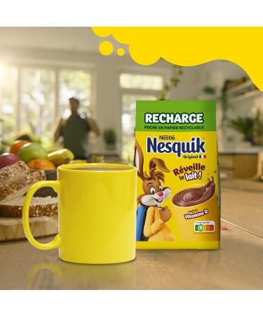 Nesquik - Chocolate Powder Eco-Refill - 430g (Packaging may vary) - Buy Online on GoSupps.com