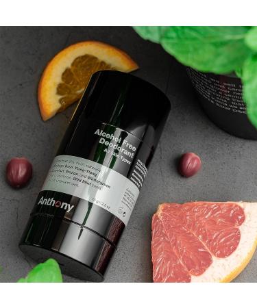 Anthony Alcohol-Free Aluminum-Free Deodorant for Men - Sport Strength Stick, Non-Irritant Cool Gel for Sensitive Skin - 2.5oz Pack of 1 - Buy Online on GoSupps.com