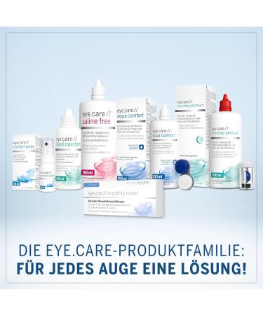 Eye.care Hard Comfort Contact Lenses Liquid - Premium 100ml Care for Hard Lenses - Storage Cleaning Disinfection & Rinse - Combo Pack - Buy Online on GoSupps.com