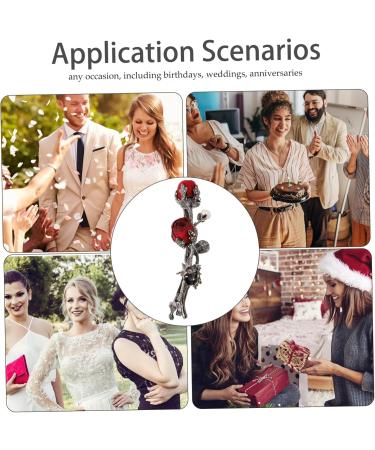 Angoily 1pc Hairpin Hair Clip Hair Side Clips Girl Hair Accessories Flower Headpiece Crystal Hair Barrette Hair Jewelry for Women Hair Barrettes Alloy Bobby Miss The Flowers - Buy Online on GoSupps.com