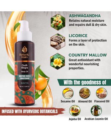 Botanic Rain Organic Body Oil With Oudh Mogra And Face Moisturizer With SPF With Rose Eladi Natural Ayurveda Products Suitable For All Skin Types For Women And Men - Buy Online on GoSupps.com