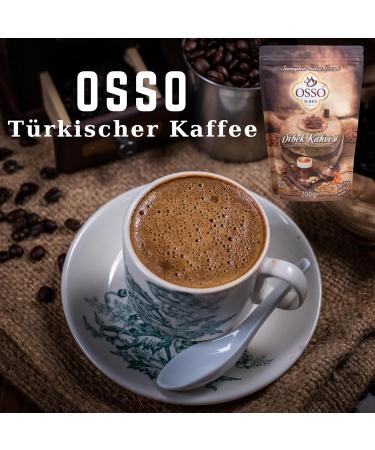 Trinovicom Trinovi Osso Menengi Dibek Hazelnut Mastic Coffee and Ottoman Coffee 5 x 200 g Traditional Types Fresh Ground Coffee Aromatic Ground Coffee - Buy Online on GoSupps.com