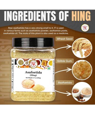 Taj Hing Asafetida 3.75oz - Garlic Substitute, GMO-Free, No Salt - Pack of 1 - Buy Online on GoSupps.com