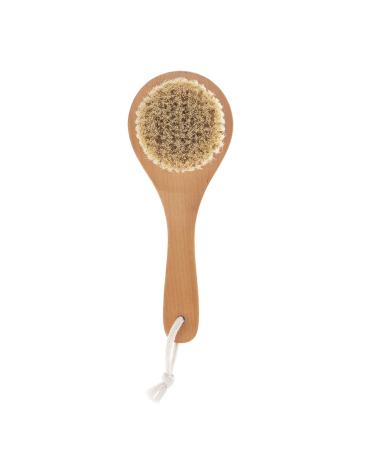 Made by Yoke Coconut Vegan Dry Skin Brusher | Ayurvedic Skin Exfoliating Tool that is Good for the Lymph | Glowing Skin and Cellulite Reductions with Natural Shower Scrub Brush