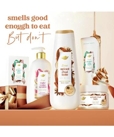 Dove Exfoliating Body Scrub Spiced Chai Latte Deeply Nourishing Exfoliant with Moisturizing Cream 10.5 oz - Buy Online on GoSupps.com