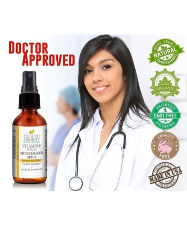 Organic Daily Moisturizer with SPF and Vitamin E Oil | Anti-Aging Hydrating Lotion for Face | 1 Fl Oz - Buy Online on GoSupps.com