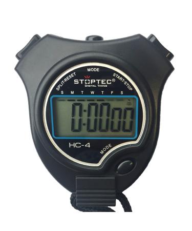 Stoptec stopwatch HC-4 - Digital stopwatch with large display | Hobby | Sport | Leisure | splash-proof | suitable for children